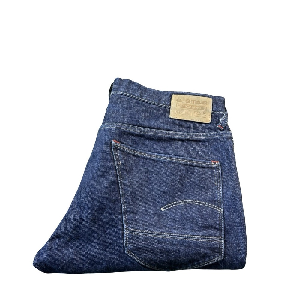 G-Star Morry FWD Candiani Denim Mens Tapered Button Fly Jeans 34x30 Blue
